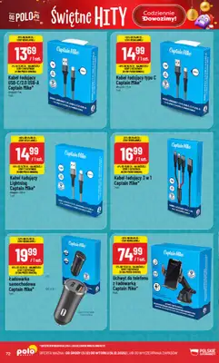 POLOmarket - gazetka promocyjna Gazetka od środy 03.12 do wtorku 09.12 - strona 72