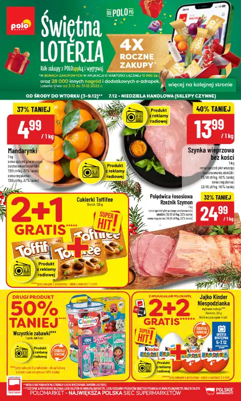 POLOmarket - gazetka promocyjna Gazetka od środy 03.12 do wtorku 09.12