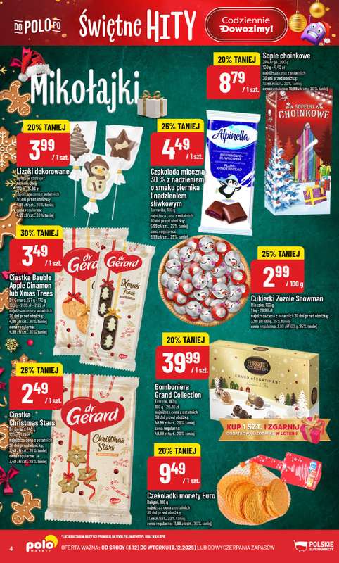 POLOmarket - gazetka promocyjna Gazetka od środy 03.12 do wtorku 09.12 - strona 4