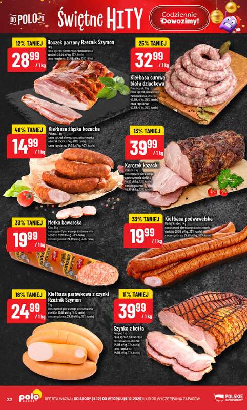 POLOmarket - gazetka promocyjna Gazetka od środy 03.12 do wtorku 09.12 - strona 22