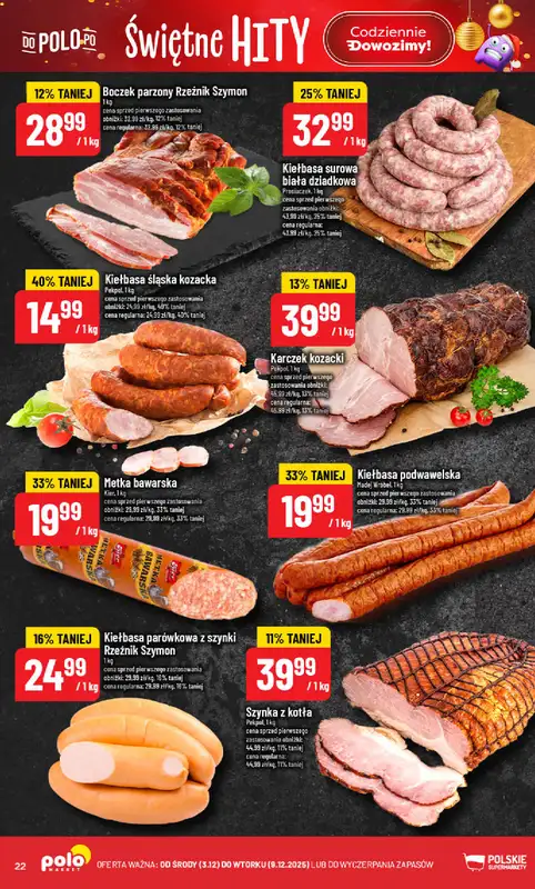POLOmarket - gazetka promocyjna Gazetka od środy 03.12 do wtorku 09.12 - strona 22