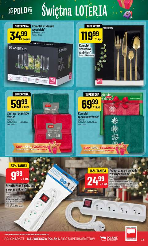 POLOmarket - gazetka promocyjna Gazetka od środy 03.12 do wtorku 09.12 - strona 73