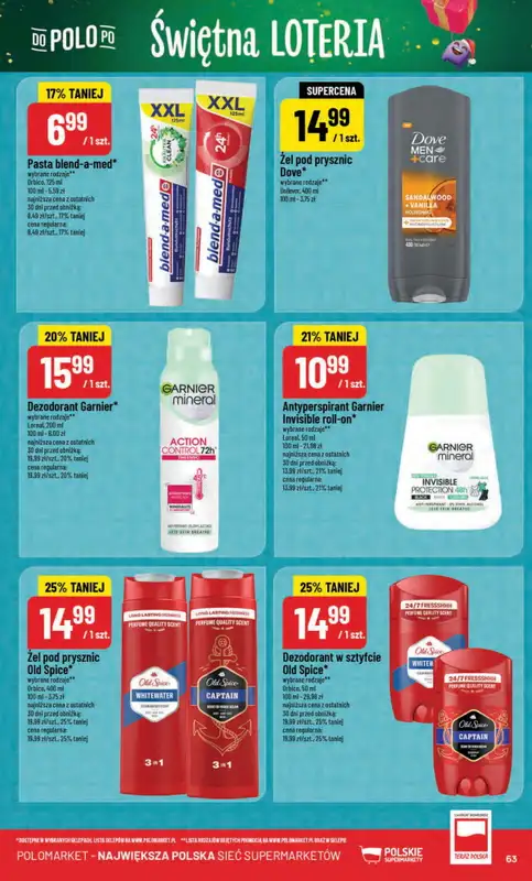 POLOmarket - gazetka promocyjna Gazetka od środy 03.12 do wtorku 09.12 - strona 63