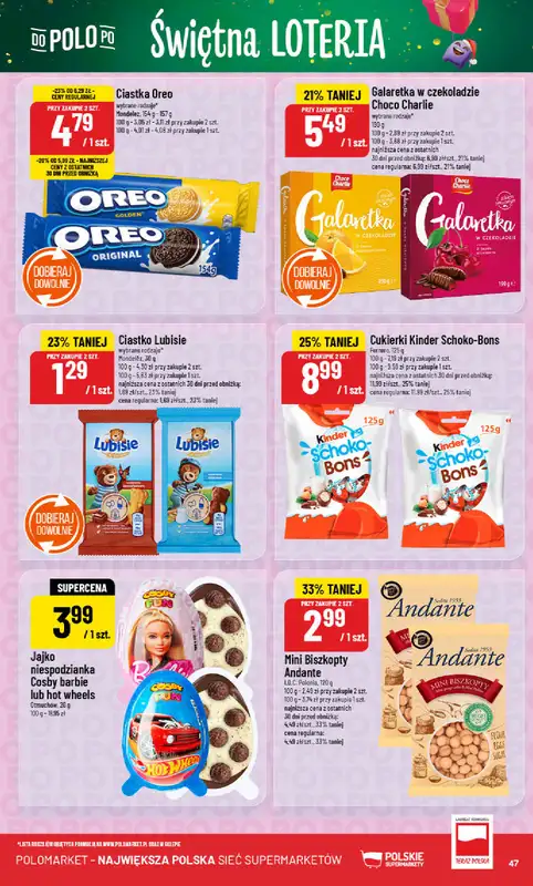 POLOmarket - gazetka promocyjna Gazetka od środy 03.12 do wtorku 09.12 - strona 47