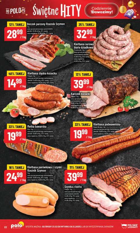 POLOmarket - gazetka promocyjna Gazetka od środy 03.12 do wtorku 09.12 - strona 22