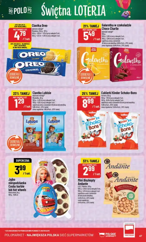 POLOmarket - gazetka promocyjna Gazetka od środy 03.12 do wtorku 09.12 - strona 47