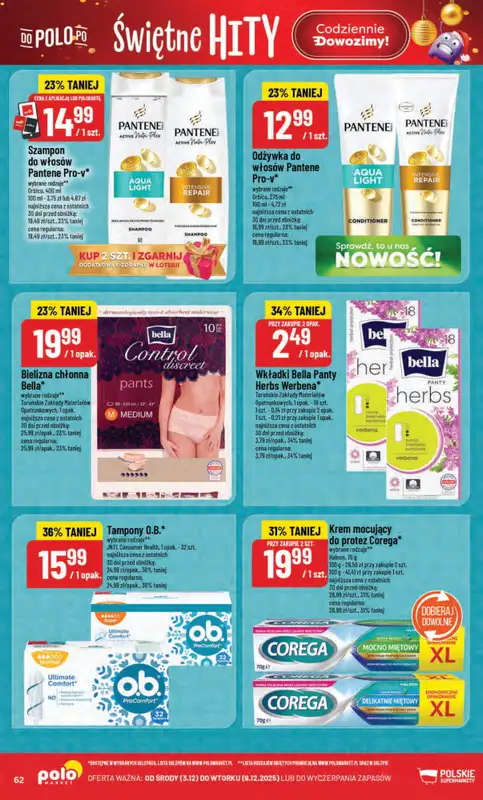 POLOmarket - gazetka promocyjna Gazetka od środy 03.12 do wtorku 09.12 - strona 62