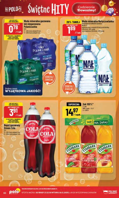 POLOmarket - gazetka promocyjna Gazetka od środy 03.12 do wtorku 09.12 - strona 50