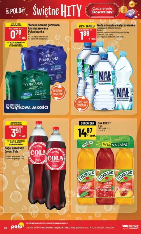 POLOmarket - gazetka promocyjna Gazetka od środy 03.12 do wtorku 09.12 - strona 50