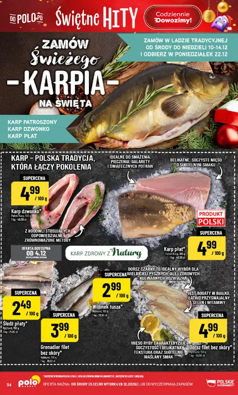 POLOmarket - gazetka promocyjna Gazetka od środy 03.12 do wtorku 09.12 - strona 34