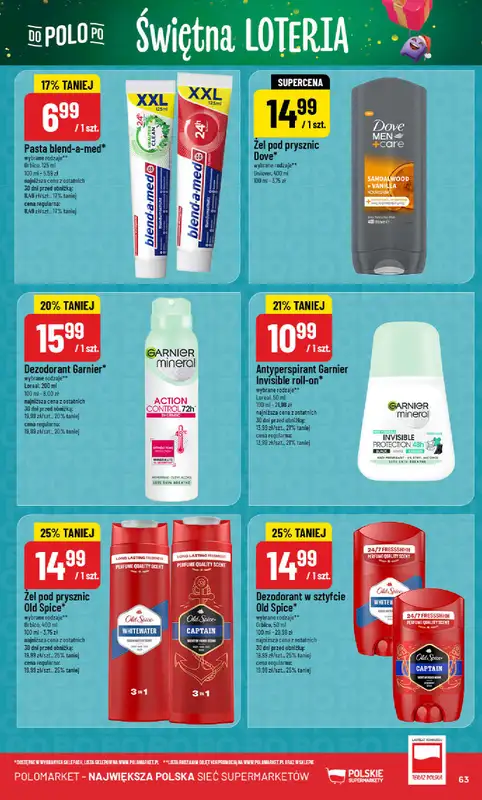 POLOmarket - gazetka promocyjna Gazetka od środy 03.12 do wtorku 09.12 - strona 63