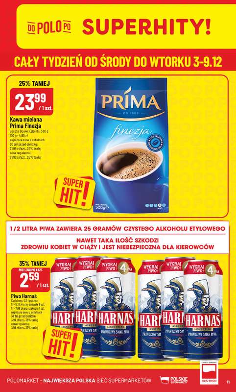 POLOmarket - gazetka promocyjna Gazetka od środy 03.12 do wtorku 09.12 - strona 11
