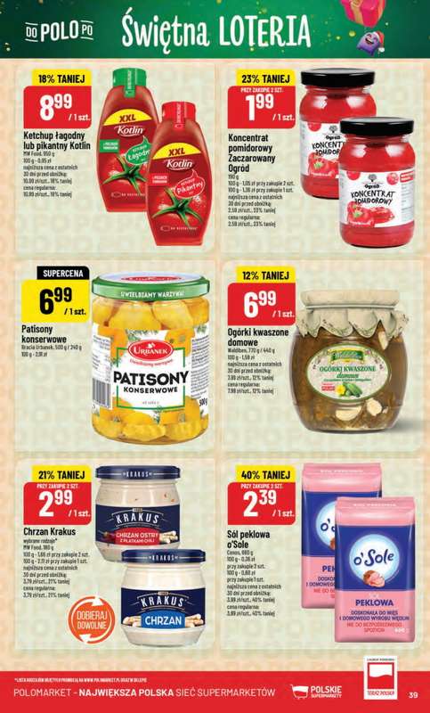 POLOmarket - gazetka promocyjna Gazetka od środy 03.12 do wtorku 09.12 - strona 39