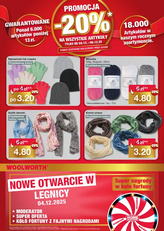 Woolworth - gazetka promocyjna WIELKIE OTWARCIE! LEGNICA, ul. Gwiezdna 4 od czwartku 04.12 do soboty 06.12 - strona 8