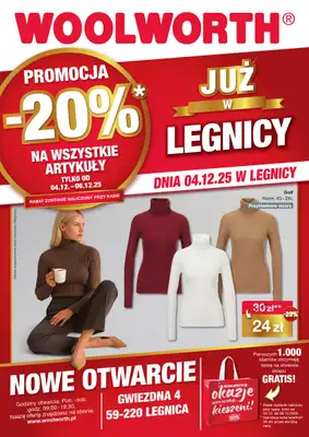 Woolworth - gazetka promocyjna WIELKIE OTWARCIE! LEGNICA, ul. Gwiezdna 4 od czwartku 04.12 do soboty 06.12