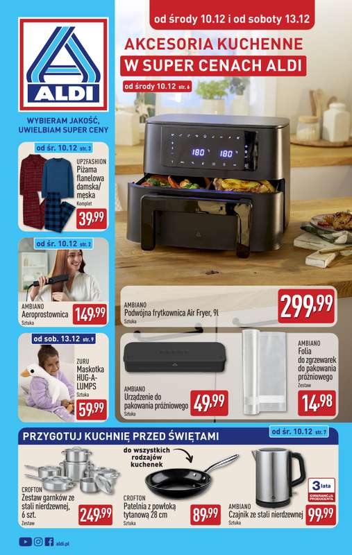 Aldi - gazetka promocyjna Aldi ma to coś! od środy 10.12 do niedzieli 14.12