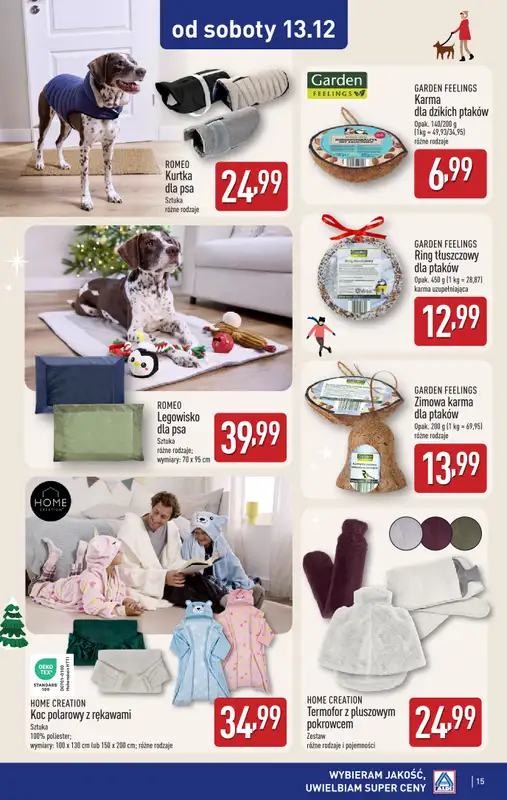 Aldi - gazetka promocyjna Aldi ma to coś! od środy 10.12 do niedzieli 14.12 - strona 15