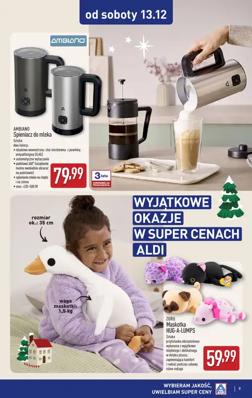 Aldi - gazetka promocyjna Aldi ma to coś! od środy 10.12 do niedzieli 14.12 - strona 9