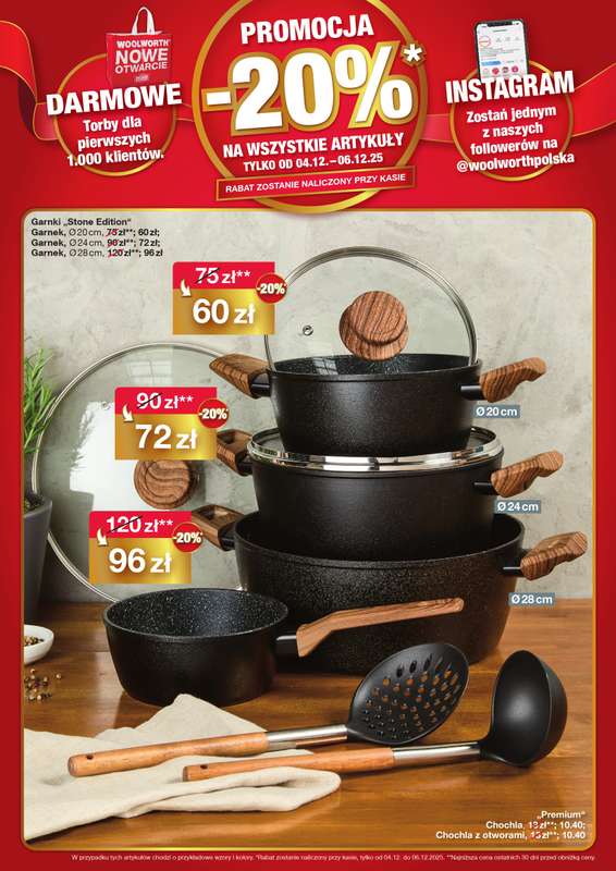 Woolworth - gazetka promocyjna WIELKIE OTWARCIE! JĘDRZEJÓW, Park Nowa Szansa, ul. Przypkowskiego 42 od czwartku 04.12 do soboty 06.12 - strona 7