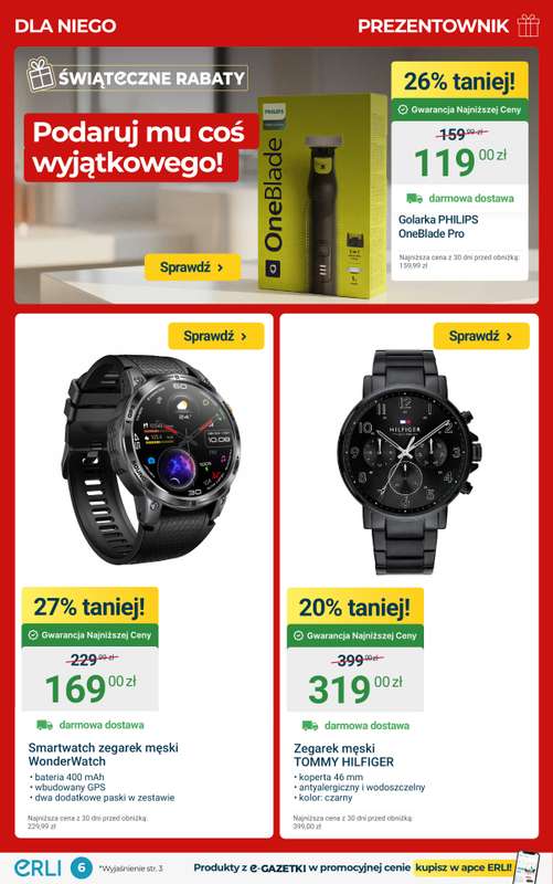 Erli - gazetka promocyjna Prezentownik – najlepsze promocje na Święta! od środy 03.12 do niedzieli 07.12 - strona 6