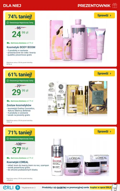 Erli - gazetka promocyjna Prezentownik – najlepsze promocje na Święta! od środy 03.12 do niedzieli 07.12 - strona 9
