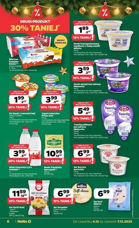 Netto - gazetka promocyjna Gazetka Spożywcza od czwartku 04.12 do niedzieli 07.12 - strona 6