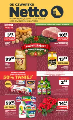 Netto - gazetka promocyjna Gazetka Spożywcza od czwartku 04.12 do niedzieli 07.12
