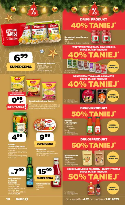 Netto - gazetka promocyjna Gazetka Spożywcza od czwartku 04.12 do niedzieli 07.12 - strona 10