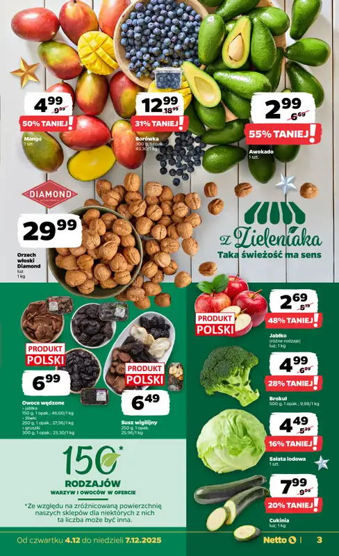 Netto - gazetka promocyjna Gazetka Spożywcza od czwartku 04.12 do niedzieli 07.12 - strona 3
