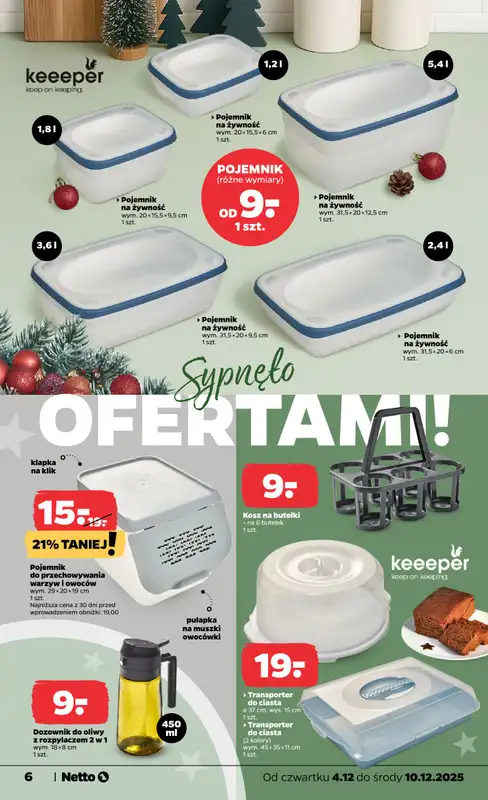 Netto - gazetka promocyjna Gazetka Non Food od czwartku 04.12 do środy 10.12 - strona 6