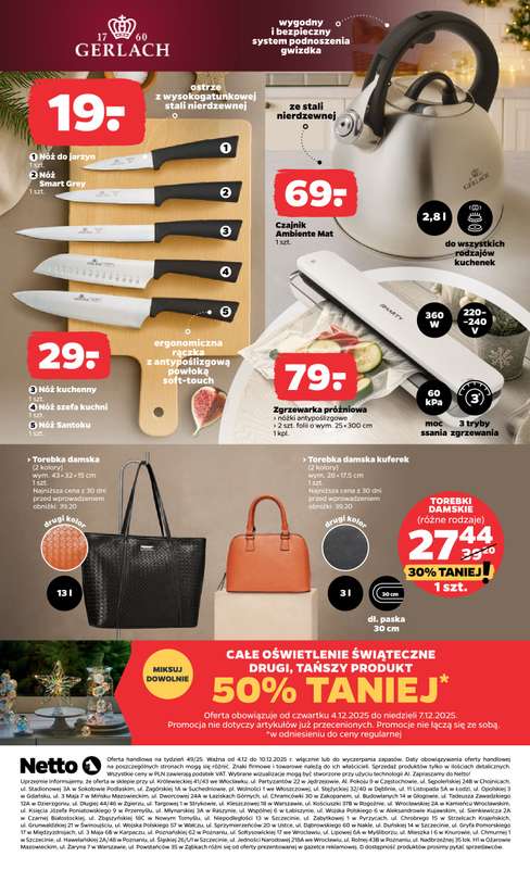 Netto - gazetka promocyjna Gazetka Non Food od czwartku 04.12 do środy 10.12 - strona 8