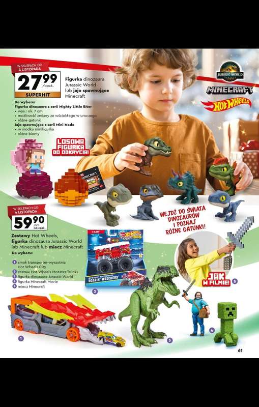 Biedronka - gazetka promocyjna Katalog Kraina zabawek od poniedziałku 03.11 do wtorku 23.12 - strona 61
