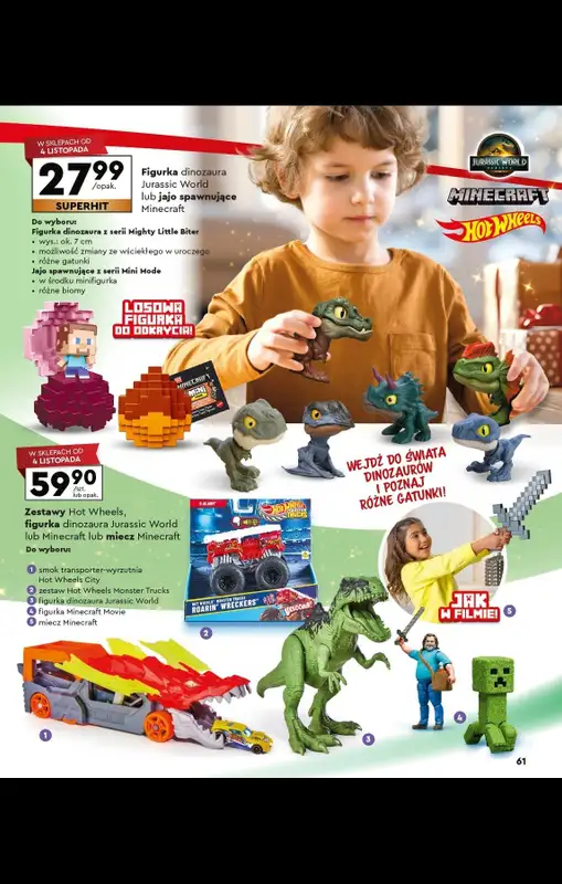 Biedronka - gazetka promocyjna Katalog Kraina zabawek od poniedziałku 03.11 do wtorku 23.12 - strona 61