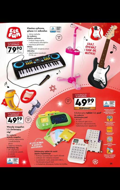 Biedronka - gazetka promocyjna Katalog Kraina zabawek od poniedziałku 03.11 do wtorku 23.12 - strona 25