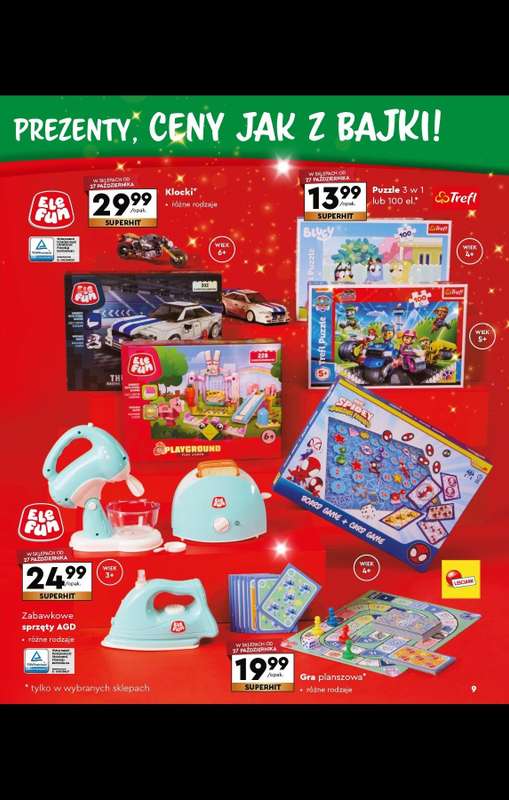 Biedronka - gazetka promocyjna Katalog Kraina zabawek od poniedziałku 03.11 do wtorku 23.12 - strona 9