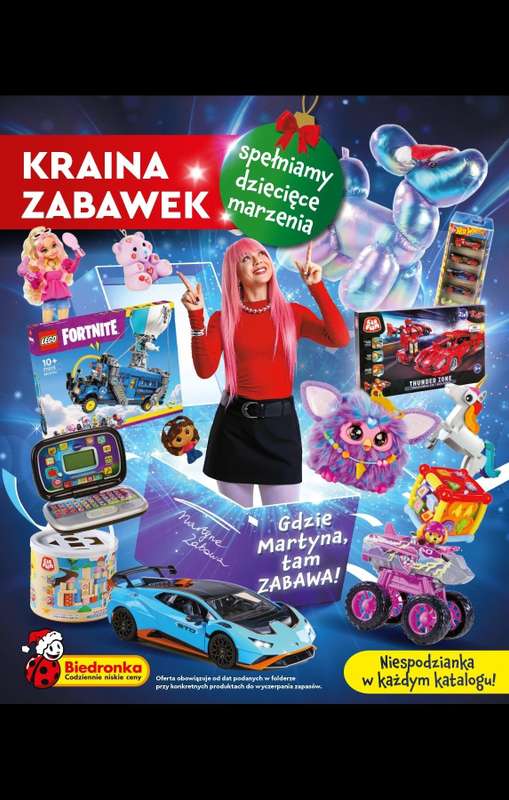 Biedronka - gazetka promocyjna Katalog Kraina zabawek od poniedziałku 03.11 do wtorku 23.12