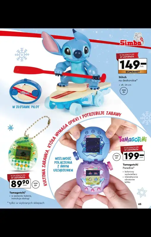 Biedronka - gazetka promocyjna Katalog Kraina zabawek od poniedziałku 03.11 do wtorku 23.12 - strona 65