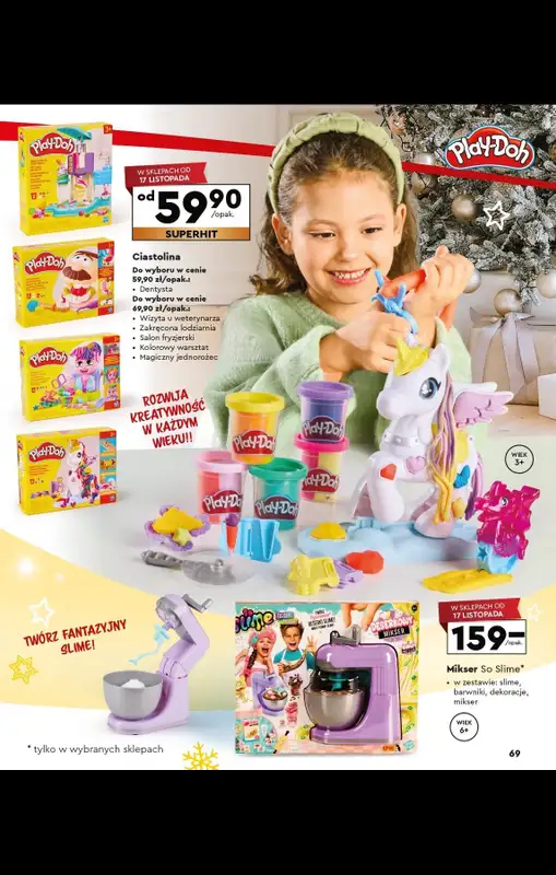 Biedronka - gazetka promocyjna Katalog Kraina zabawek od poniedziałku 03.11 do wtorku 23.12 - strona 69