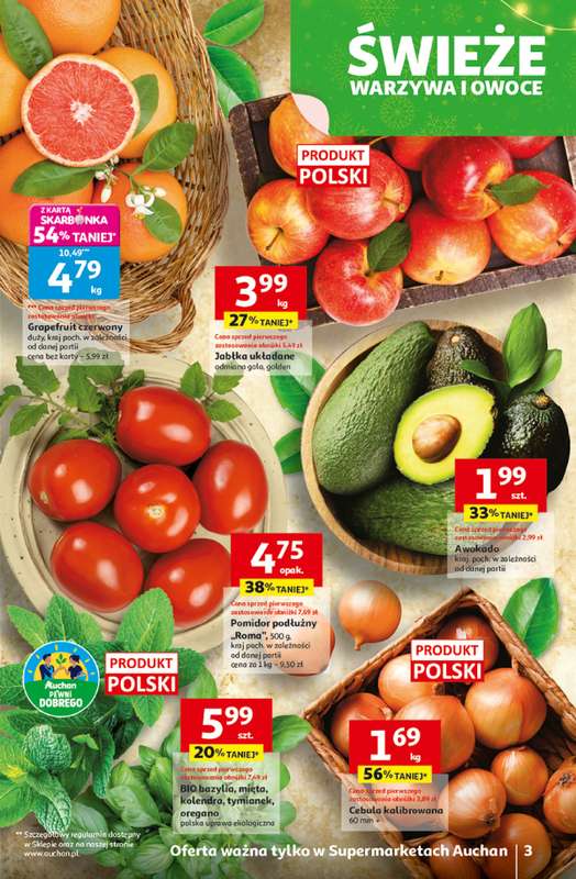 Auchan - gazetka promocyjna Święta jak babcię kocham Supermarket  do środy 10.12 - strona 3