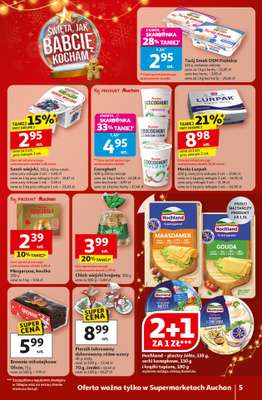 Auchan - gazetka promocyjna Święta jak babcię kocham Supermarket od czwartku 04.12 do środy 10.12 - strona 5