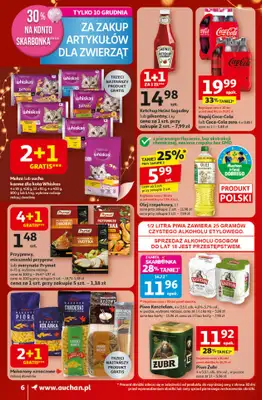 Auchan - gazetka promocyjna Święta jak babcię kocham Supermarket od czwartku 04.12 do środy 10.12 - strona 6