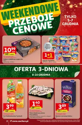 Auchan - gazetka promocyjna Święta jak babcię kocham Supermarket od czwartku 04.12 do środy 10.12 - strona 2