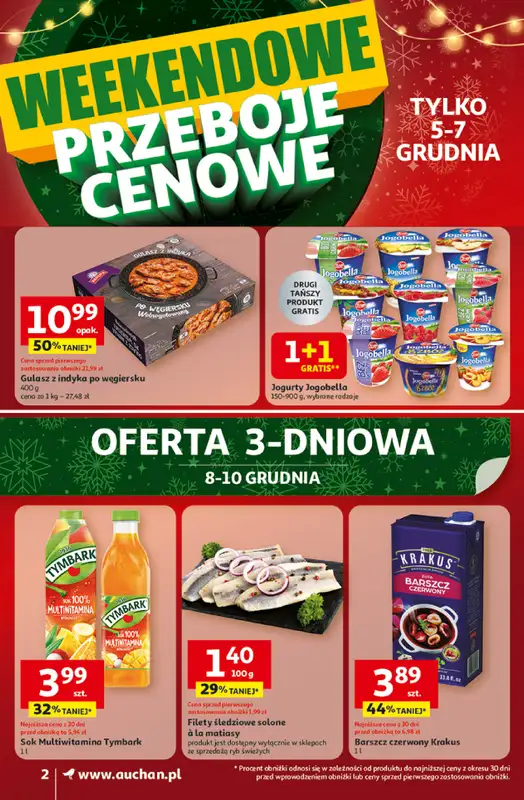 Auchan - gazetka promocyjna Święta jak babcię kocham Supermarket   - strona 2