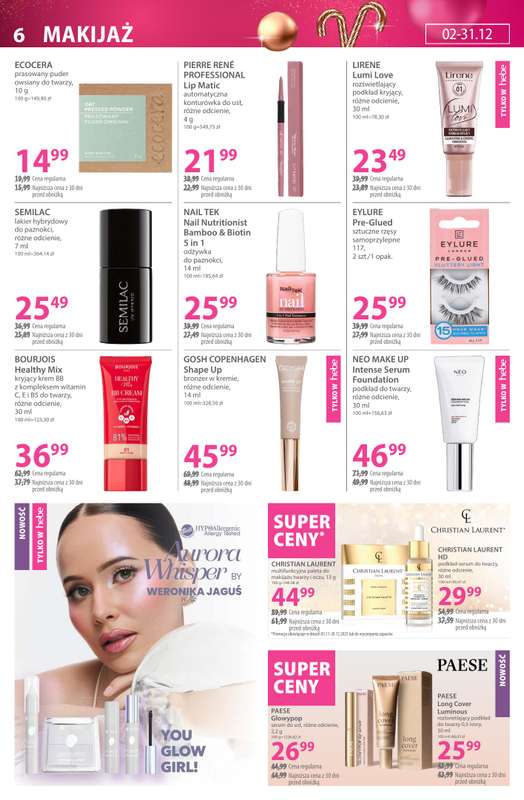 Hebe - gazetka promocyjna Gazetka od wtorku 02.12 do niedzieli 14.12 - strona 6