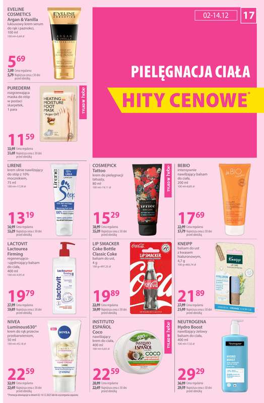 Hebe - gazetka promocyjna Gazetka od wtorku 02.12 do niedzieli 14.12 - strona 17