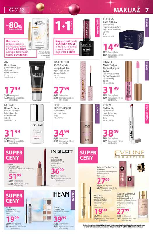 Hebe - gazetka promocyjna Gazetka od wtorku 02.12 do niedzieli 14.12 - strona 7