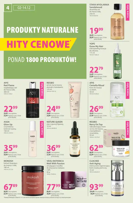 Hebe - gazetka promocyjna Gazetka od wtorku 02.12 do niedzieli 14.12 - strona 4