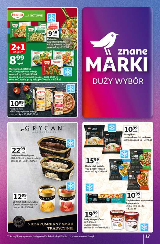 Auchan - gazetka promocyjna Znane Marki duży wybór Hipermarket od czwartku 04.12 do niedzieli 14.12 - strona 17