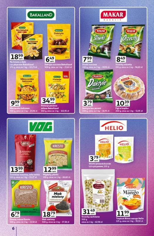 Auchan - gazetka promocyjna Znane Marki duży wybór Hipermarket od czwartku 04.12 do niedzieli 14.12 - strona 6