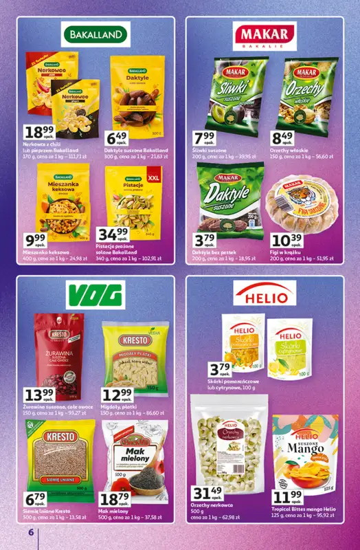 Auchan - gazetka promocyjna Znane Marki duży wybór Hipermarket od czwartku 04.12 do niedzieli 14.12 - strona 6